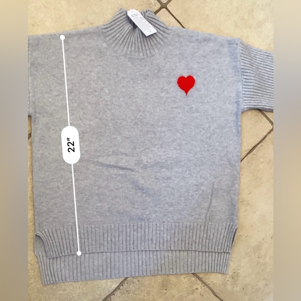 Valentine’s Gray Heart Comfy set - pants and top - Size XL - Picture 5 of 14